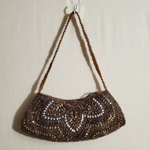Kate Landry | Fully Beaded Mini Shoulder Bag